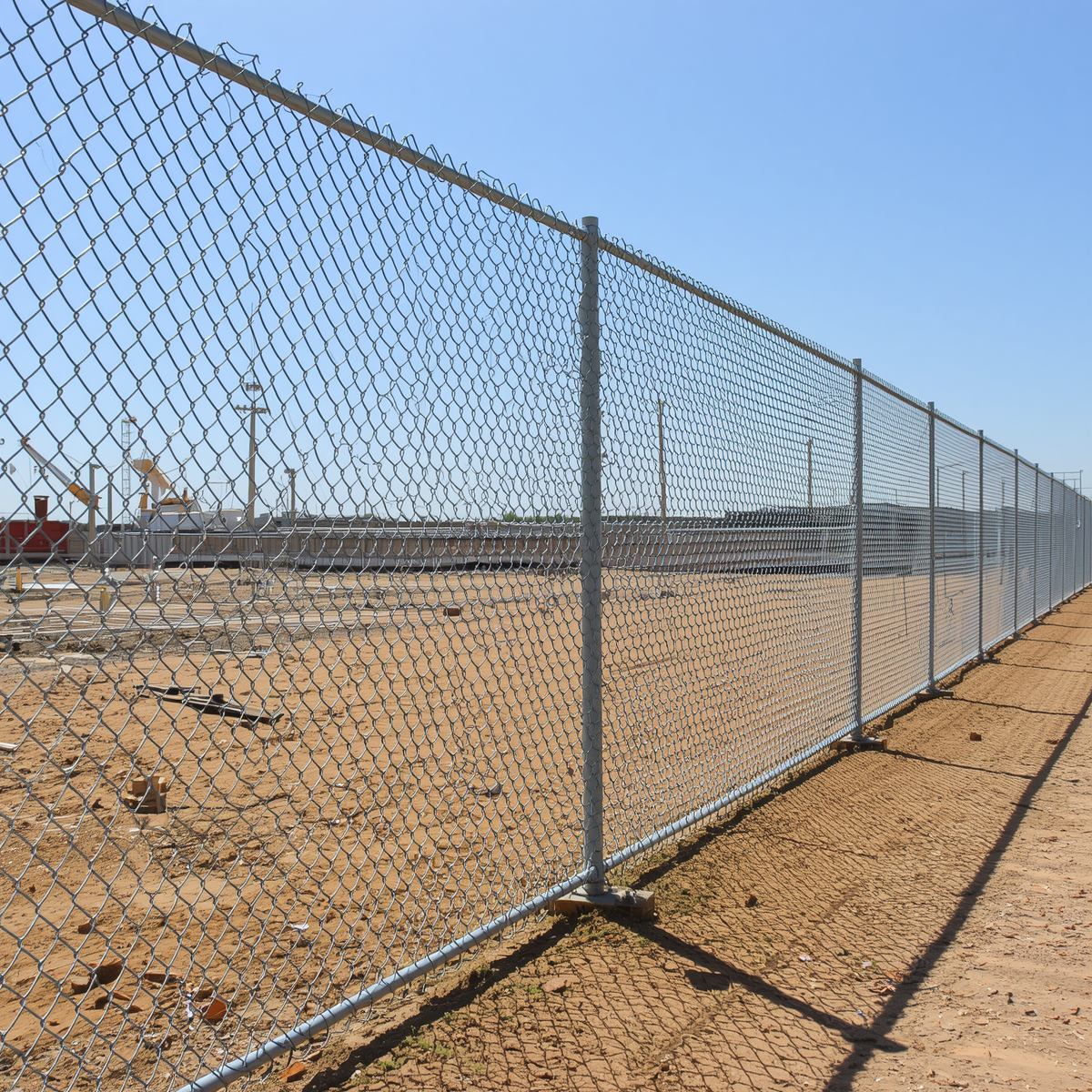 Chain link fence commercial